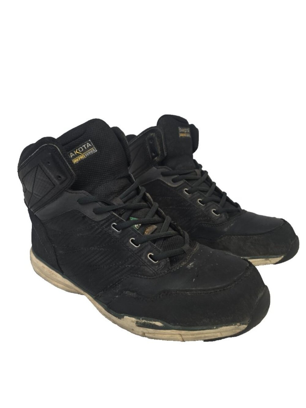 Dakota Men's 3617 Mid-Cut Quad Lite Steel Toe Steel Plate Shoes Black Size 10M